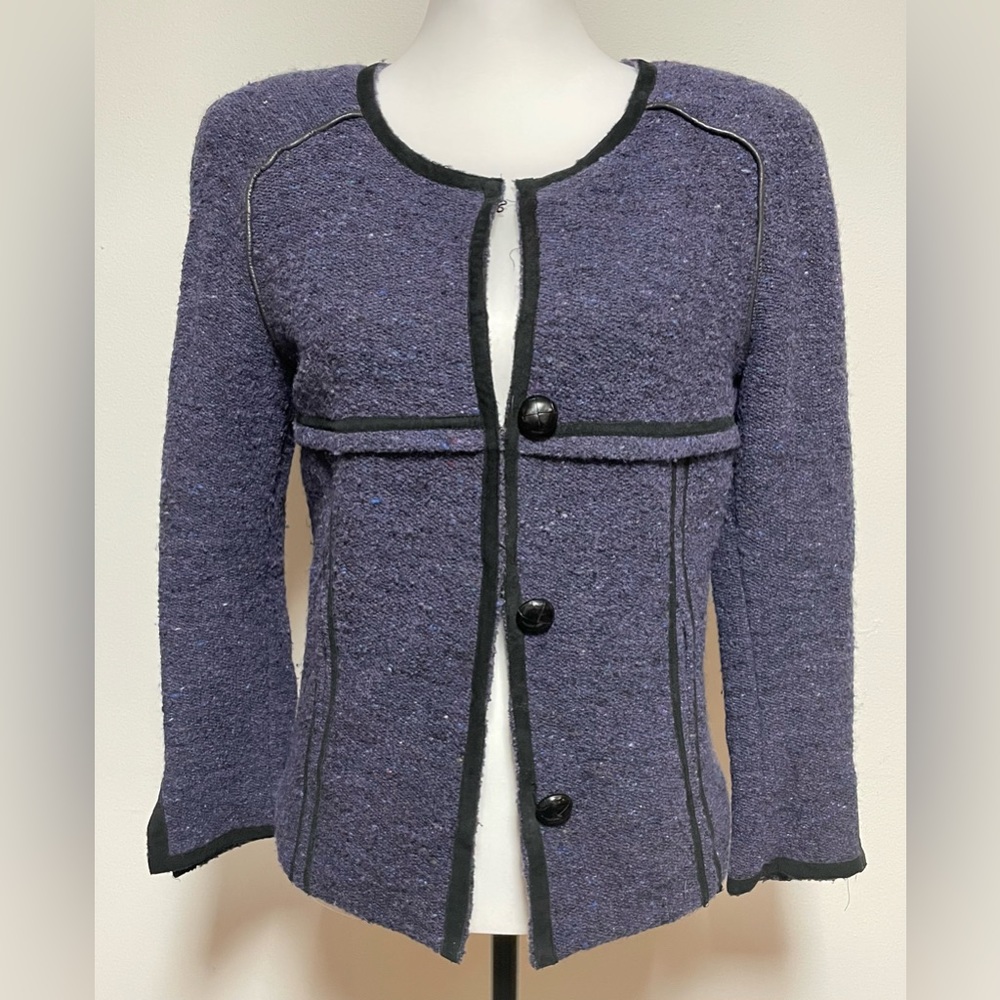 Isabel Marant Purple Textured Blazer